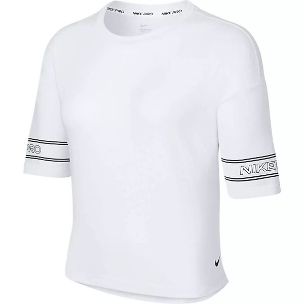 Nike Pro Graphic Kurzarm T-shirt XS White / Black günstig online kaufen