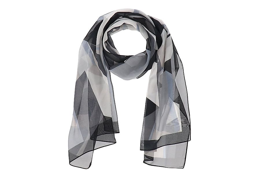 halsüberkopf Accessoires Modeschal Chiffon Geometric, Druckschal mit grafis günstig online kaufen