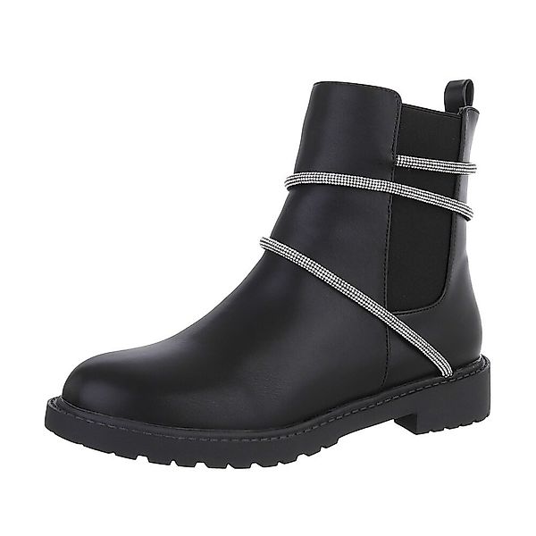 Ital-Design Damen Freizeit Stiefelette (87108759) Blockabsatz günstig online kaufen