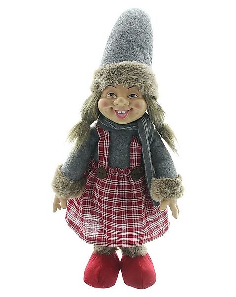 Dekoleidenschaft Wichtel "Ronja" Wichtelmädchen 45 cm, Winterdeko, Dekowich günstig online kaufen