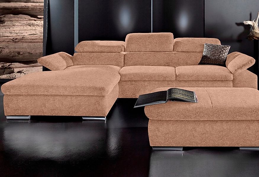 sit&more Ecksofa "Alcudia L-Form" wahlweise mit Bettfunktion günstig online kaufen