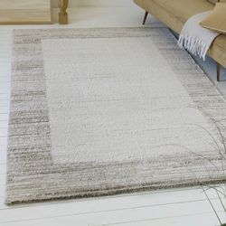 OTTO home Teppich "Alaric" rechteckig 18 mm Höhe Kurzflor, modernes Bordüre günstig online kaufen