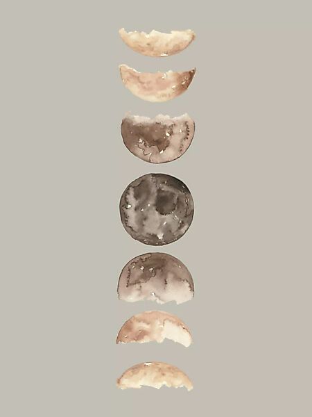 Poster / Leinwandbild - Phases Of The Moon Art Print günstig online kaufen