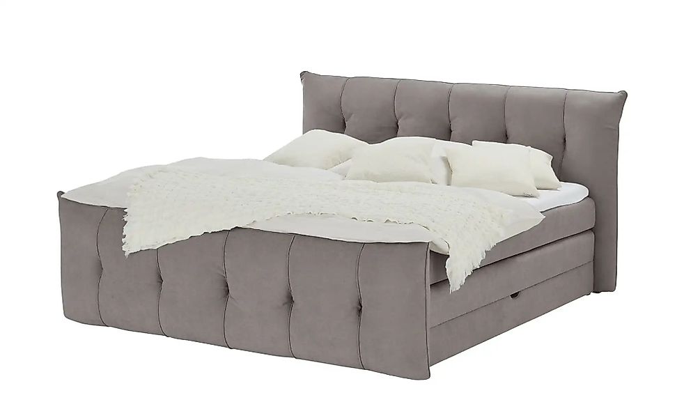 switch Boxspringbett mit Bettkasten Sofia ¦ grau ¦ Maße (cm): B: 184 H: 113 günstig online kaufen