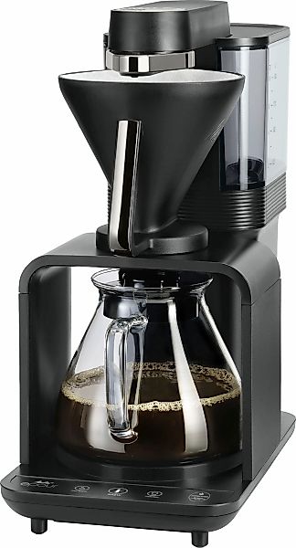 Melitta Filterkaffeemaschine "epour 1024-11 Schwarz/Silber" 1 l Kaffeekanne günstig online kaufen