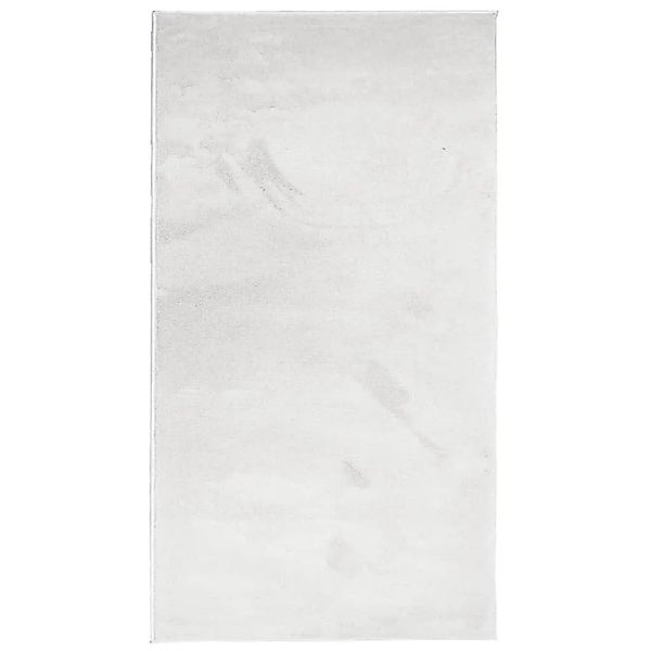 vidaXL Teppich OVIEDO Kurzflor Grau 60x110 cm 375528 günstig online kaufen