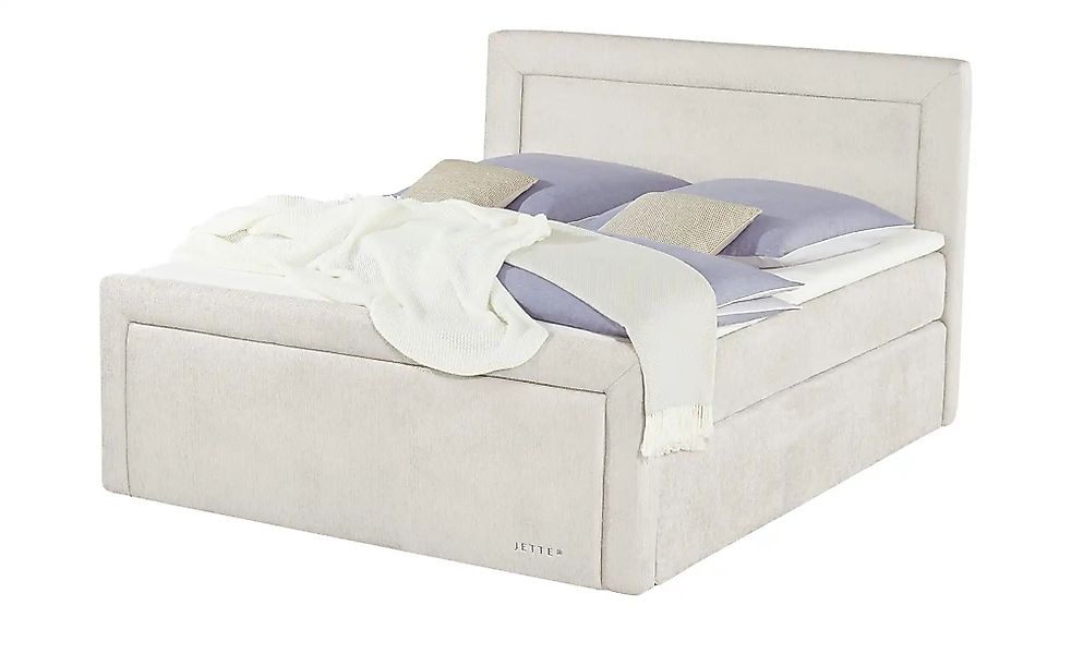Jette Home Boxspringbett  Jette Frame ¦ creme ¦ Maße (cm): B: 204 H: 129 Be günstig online kaufen