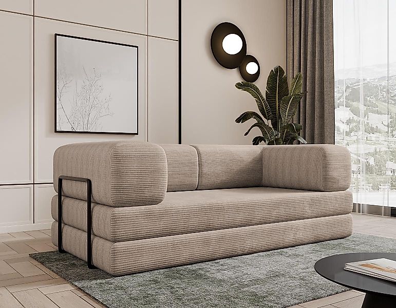 Compleo Sofa Designer Sofa LAMILO– 3-Sitzer günstig online kaufen