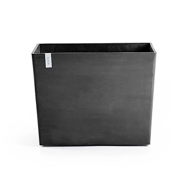 Ecopots Pflanztopf Paris Rollen Dunkelgrau 85 cm x 40 cm x 65 cm günstig online kaufen