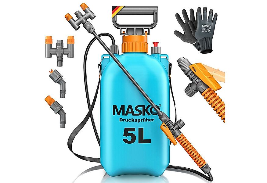 MASKO Drucksprühgerät Drucksprüher säurebeständiges Sprühgerät 5L Füllinhal günstig online kaufen