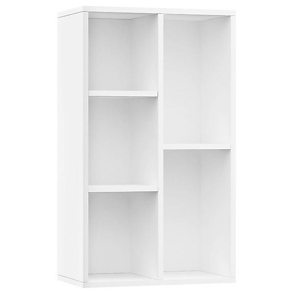 DOTMALL Bücherregal Bücherregal/Sideboard Weiß 50x25x80 cm Holzwerkstoff günstig online kaufen