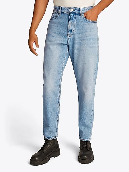 Tommy Jeans Gerade Jeans "Isaac Relaxed Tapered", Relaxed‑Fit‑Jeans mit kon günstig online kaufen