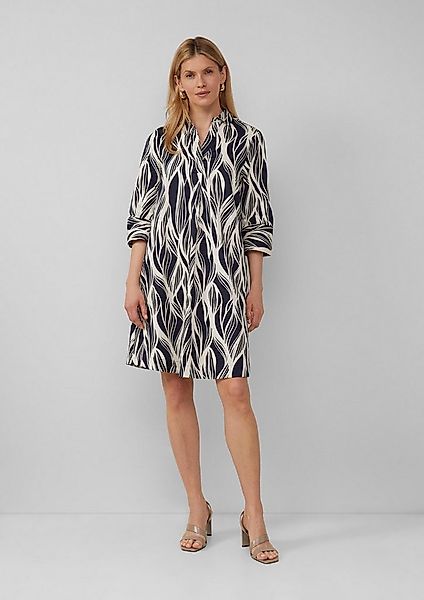 s.Oliver Minikleid Kleid Kurzes Popeline-Kleid mit Print und Knopfleiste günstig online kaufen