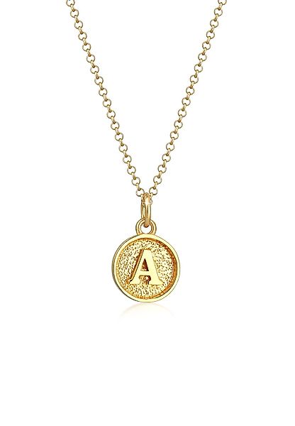 Elli Kette mit Anhänger Plättchen Vintage günstig online kaufen