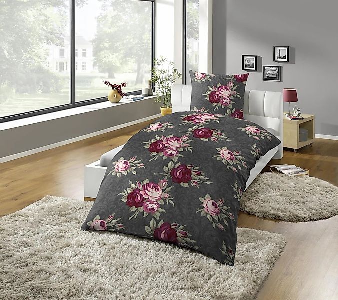 KiNZLER Bettwäsche "Polycotton Flanell" 2 tlg. besonders weich günstig online kaufen