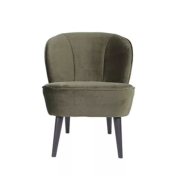 Design Sessel in Dunkelgrün Retro günstig online kaufen