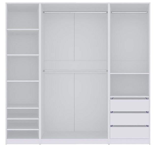 Marmex Möbel Schrank-Set TRES SET J/B Garderobenschrank begehbare Garderobe günstig online kaufen