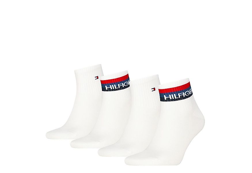 Tommy Hilfiger Kurzsocken TH MEN QUARTER 4P SPORT TH LOGO ECOM (4 Paar) günstig online kaufen