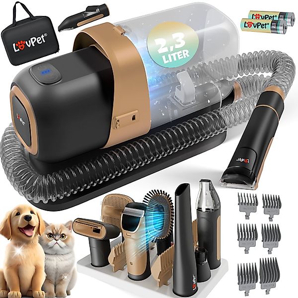 Lovpet Hundeschermaschine, mit Staubsauger Leise Schermaschine günstig online kaufen