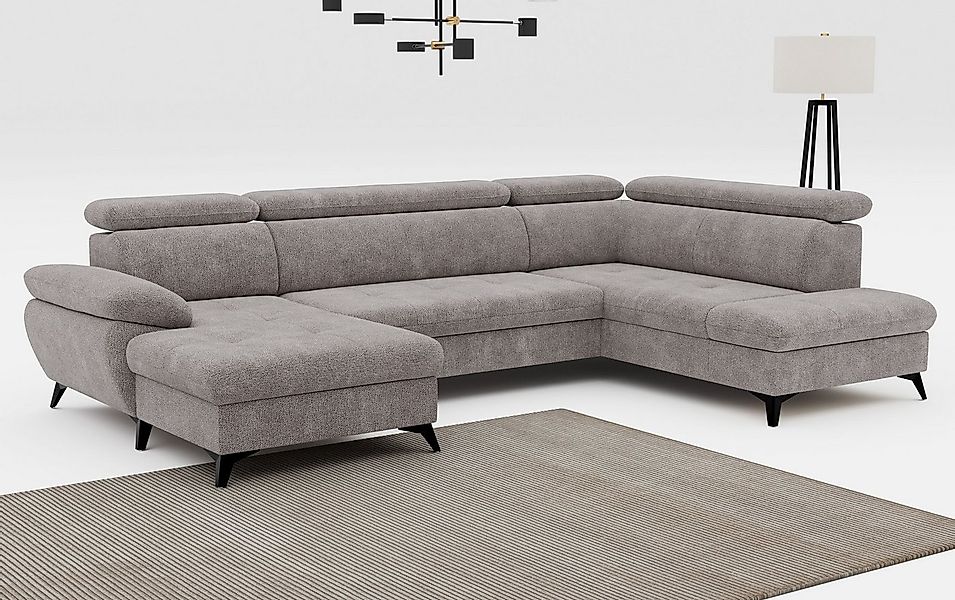 COTTA Wohnlandschaft "Hudson U-Form", mit Kopfteilverstellung, wahlweise mi günstig online kaufen