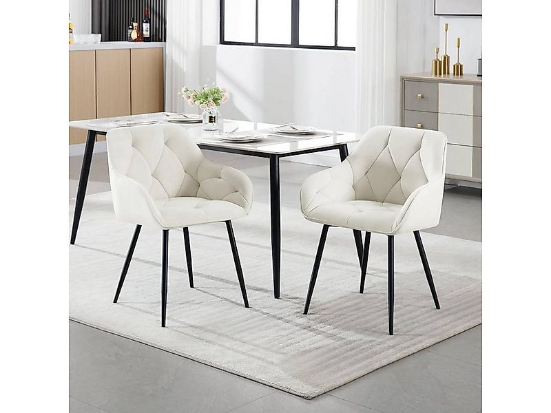 Woltu Polsterstuhl (Set, 2 St), Esszimmerstühle Ergonomisches Design Stuhl günstig online kaufen