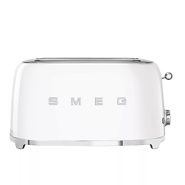 Smeg - TSF02 4-Scheiben Toaster - weiß/lackiert/BxHxT 41x20,8x21,5cm/6 Röst günstig online kaufen