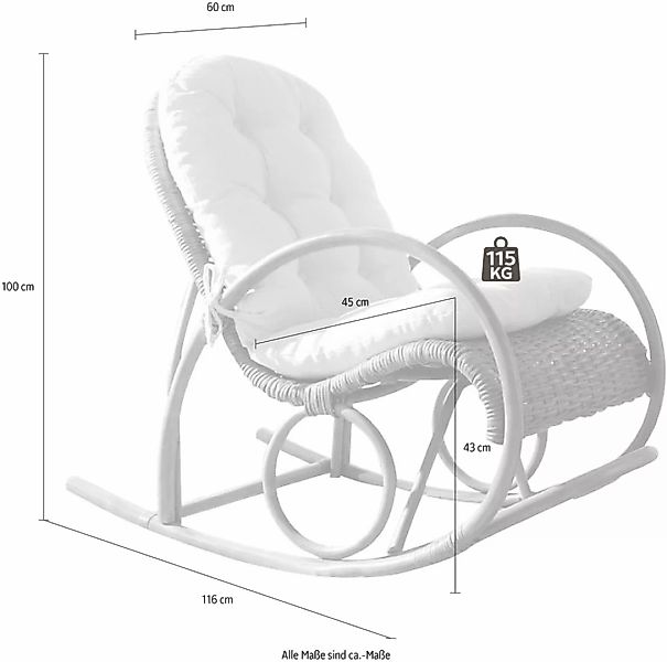 Home affaire Schaukelstuhl günstig online kaufen