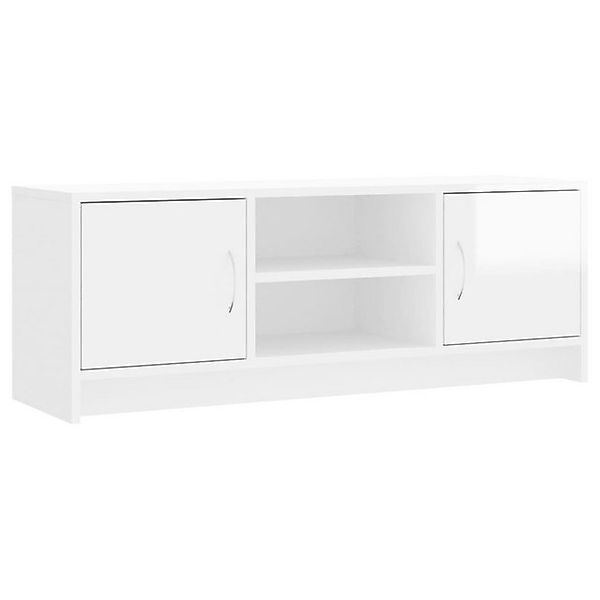 vidaXL TV-Schrank TV-Schrank Hochglanz-Weiß 102x30x37,5 cm Spanplatte TV-Lo günstig online kaufen