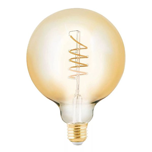 LED-Globelampe E27 4W amber Ø 12,5 cm günstig online kaufen