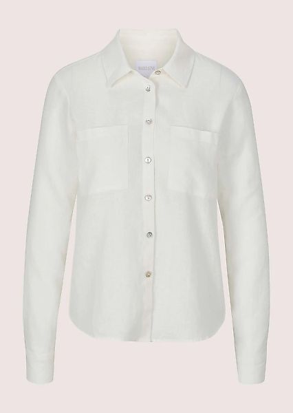 MADELEINE Hemdbluse "Leinenhemd Hemdbluse mit Taschen" Hemdblusenschnitt günstig online kaufen