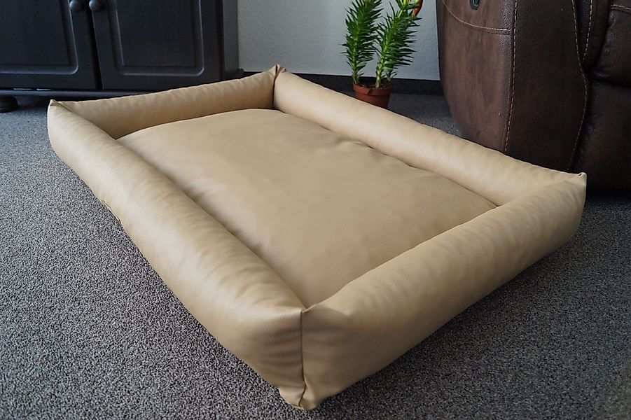 Hundebettenmanufaktur Hundekorb Hundebett PicoBello beidseitig Kunstleder günstig online kaufen