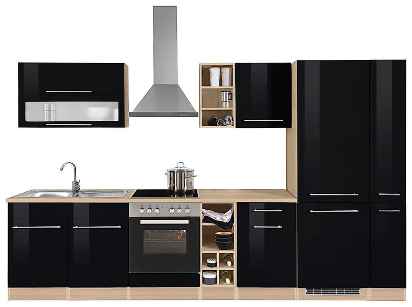 KOCHSTATION Küchenzeile »KS-Eton«, ohne E-Geräte, Breite 330 cm günstig online kaufen