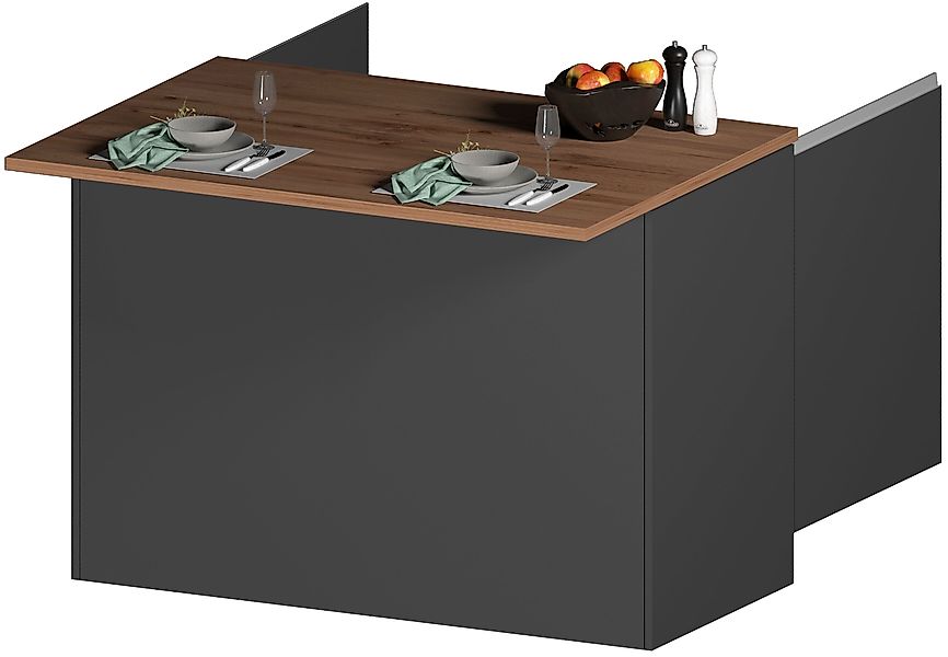 KOCHSTATION Kücheninsel KS-Sole, Breite 125 cm, günstig online kaufen