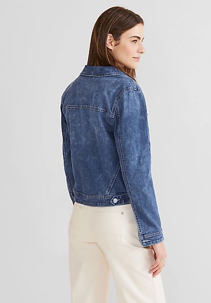 STREET ONE Jeansblazer, in mittelblauer Waschung günstig online kaufen