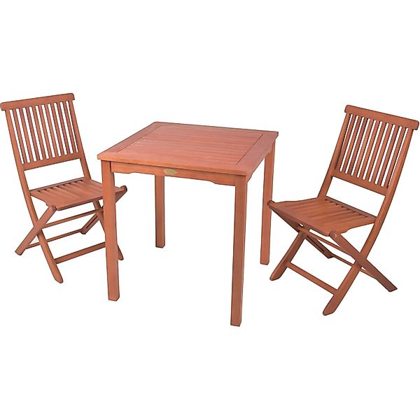 Garden Pleasure Gartenmöbel-Set-02 Angwin-Pittsburgh 3-teilig Teak FSC® günstig online kaufen