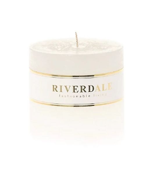 Duftkerze ohne Duft Weiß 9x9 glatt günstig online kaufen