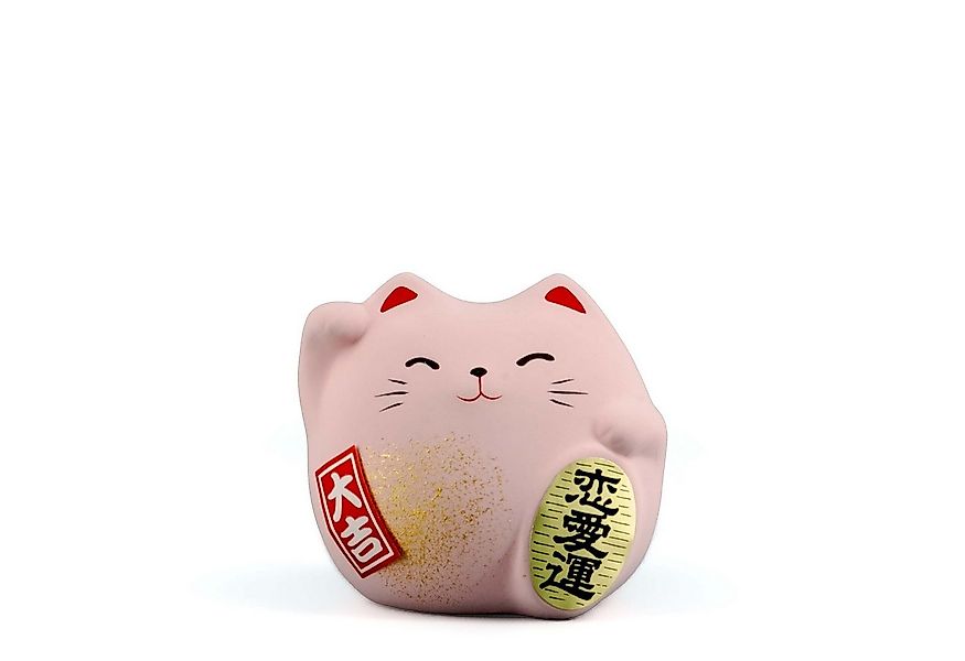 teayumi Dekofigur NEKO Katze Omamori Talisman Rosa günstig online kaufen
