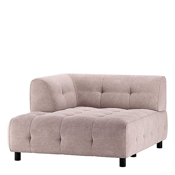 Modulares Ecksofa-Element Mauve aus Chenillegewebe 122 cm breit günstig online kaufen