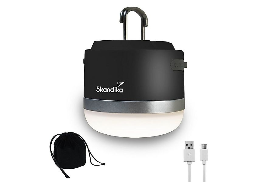Skandika LED Gartenleuchte Campinglampe Tarfala, aufladbar, USB Anschluss, günstig online kaufen