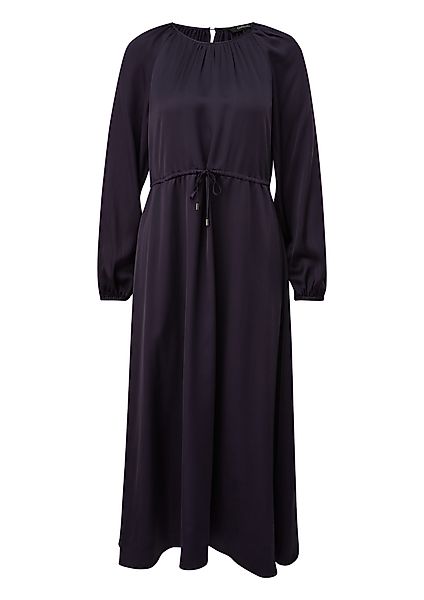 Comma Maxikleid Langarm, mit Bindeband günstig online kaufen