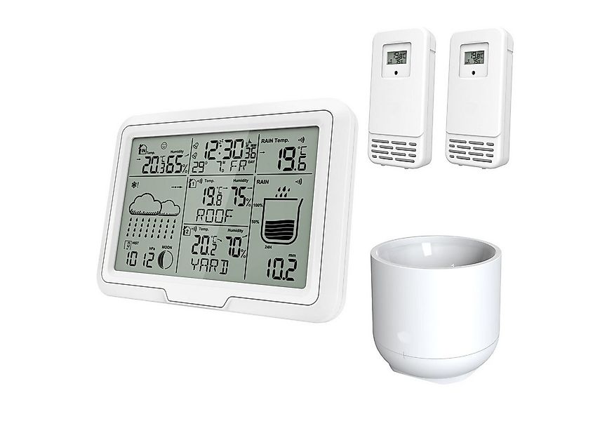 Miraval Klimamesser Miraval Design Funk-Wetterstation, mit 2 benennbaren Se günstig online kaufen
