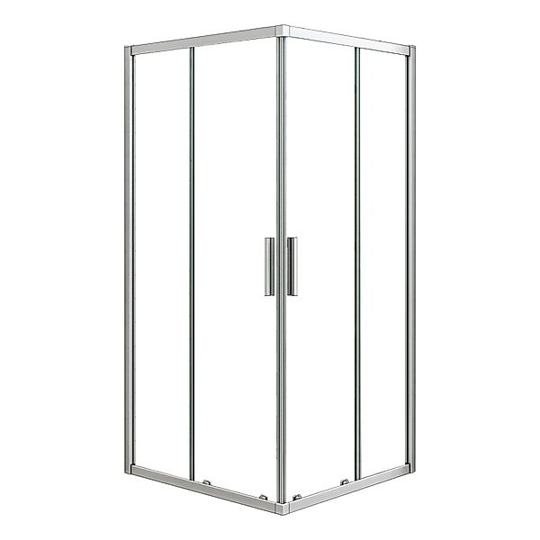 AICA 90x90cm x Höhe 185cm Duschkabinen Eckeinstieg 5mm ESG Duschtür Schiebe günstig online kaufen