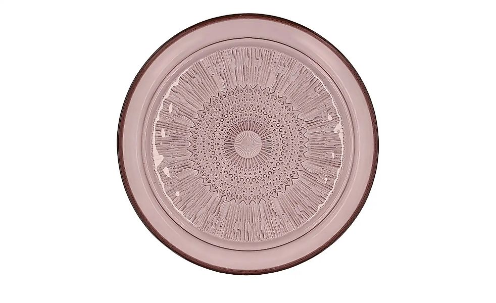 Speiseteller  Kusintha ¦ rosa/pink ¦ Glas ¦ Maße (cm): H: 2,2  Ø: 25 Geschi günstig online kaufen