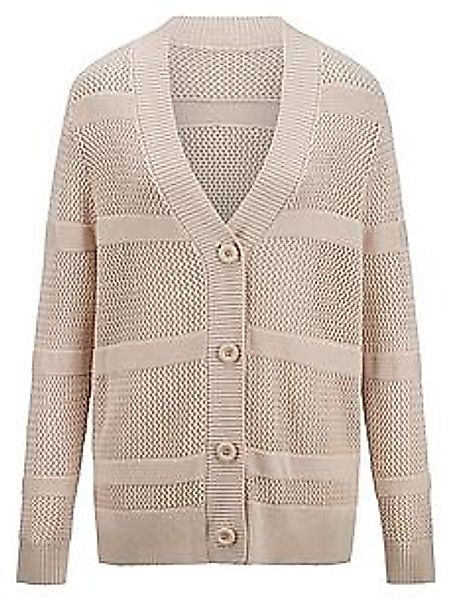 Long-Strickjacke BASLER beige günstig online kaufen