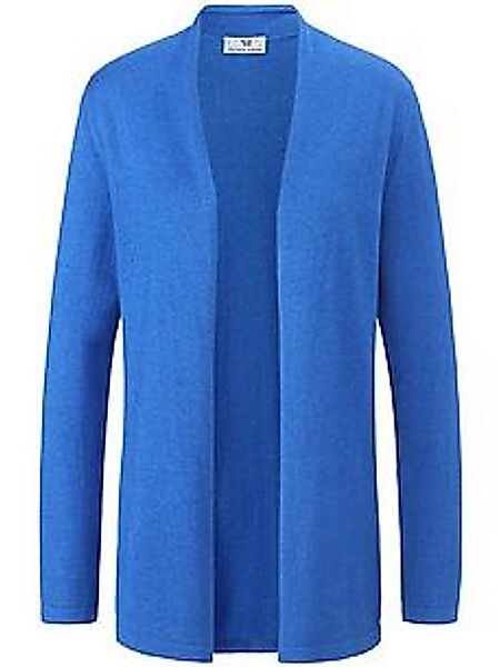 Strickjacke Modell Caro Peter Hahn blau günstig online kaufen