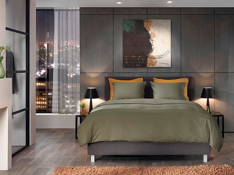 YELLOW Bettwäsche »Cialda«, Uni Design, 100% Baumwolle ab 135x200 cm. günstig online kaufen