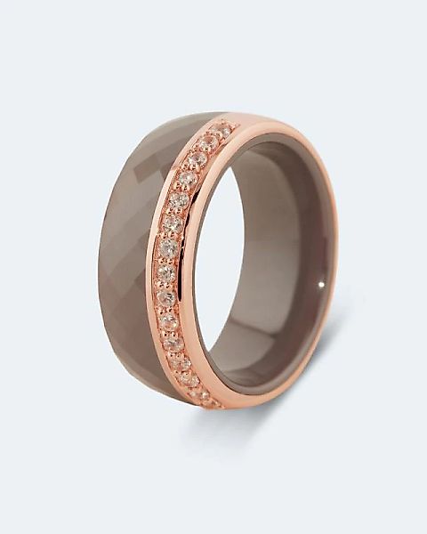 La Luna Design in Silber Keramik-Ring günstig online kaufen