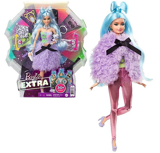 Barbie Anziehpuppe Extra Deluxe Spiel-Set Barbie Puppe & Kleidung Mattel GY günstig online kaufen