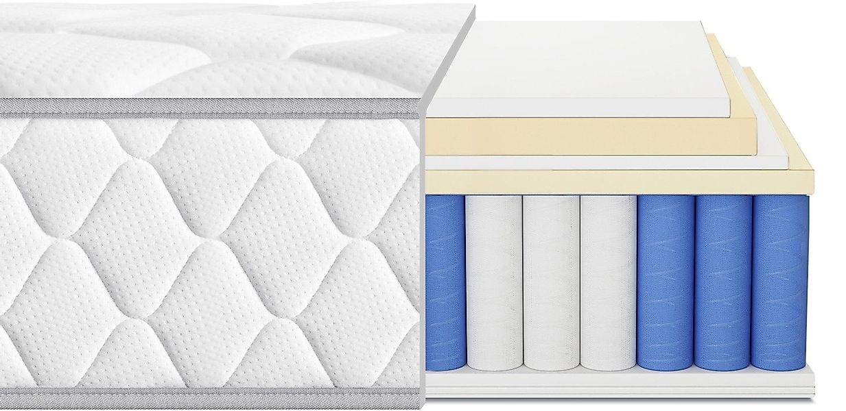 Taschenfederkernmatratze Matratze, Federkernmatratze, 7-Zonen Matratze mit günstig online kaufen