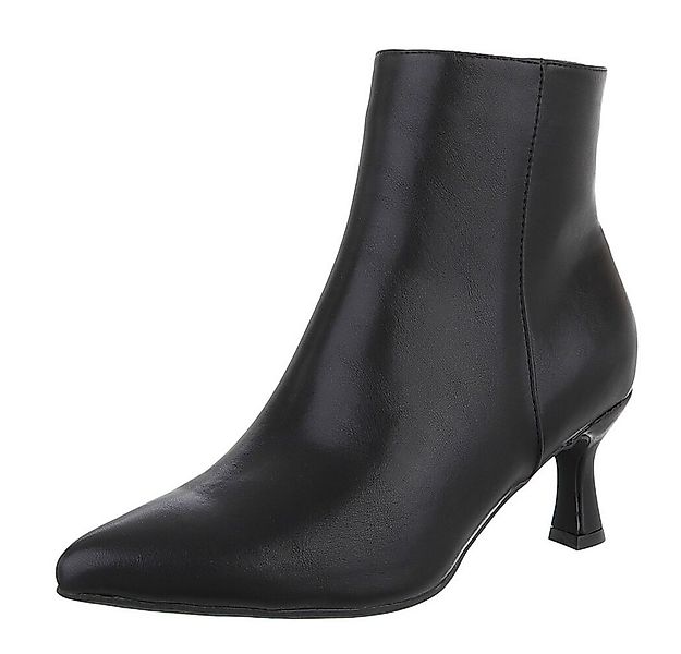 Ital-Design Modische Ankle Boots mit spitzem Fuß und Absatz Stiefelette (89 günstig online kaufen
